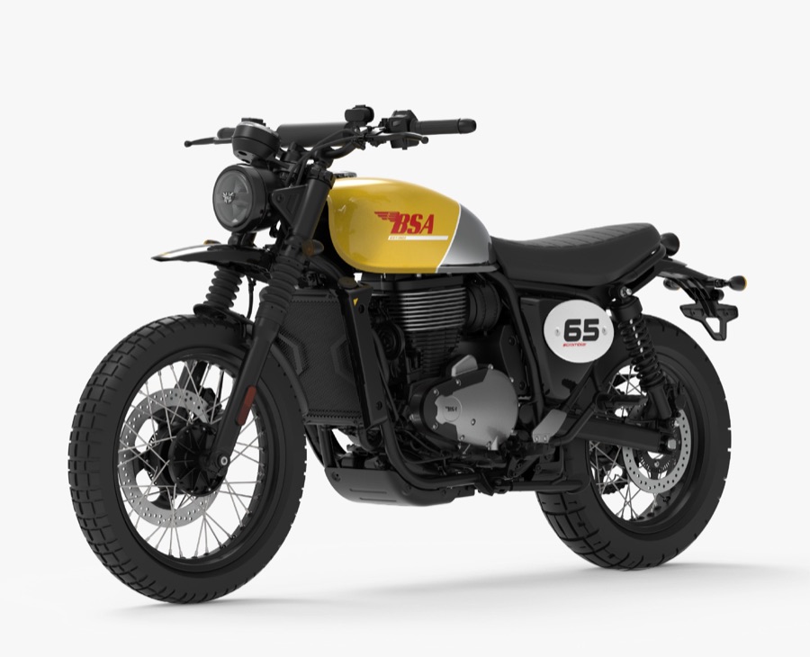 BSA Scrambler 650 motorcycle